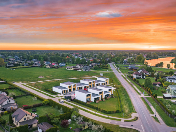 Modern Townhouses in Vide Ādaži – A Perfect Balance Between Nature and City Life