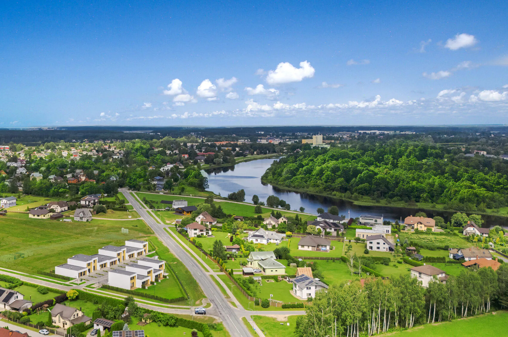 Modern Townhouses in Vide Ādaži – A Perfect Balance Between Nature and City Life