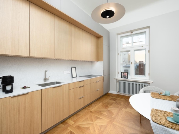 Elegant 2-Bedroom Residence with Views over Bastejkalns Park | Pflūga House