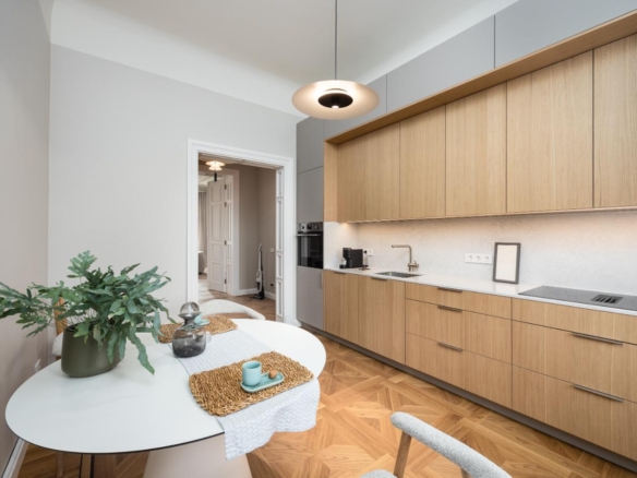 Elegant 2-Bedroom Residence with Views over Bastejkalns Park | Pflūga House